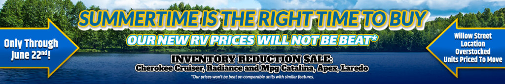 RV Value Mart Sale Banner