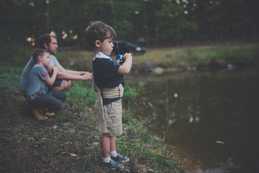 FIshing with kids