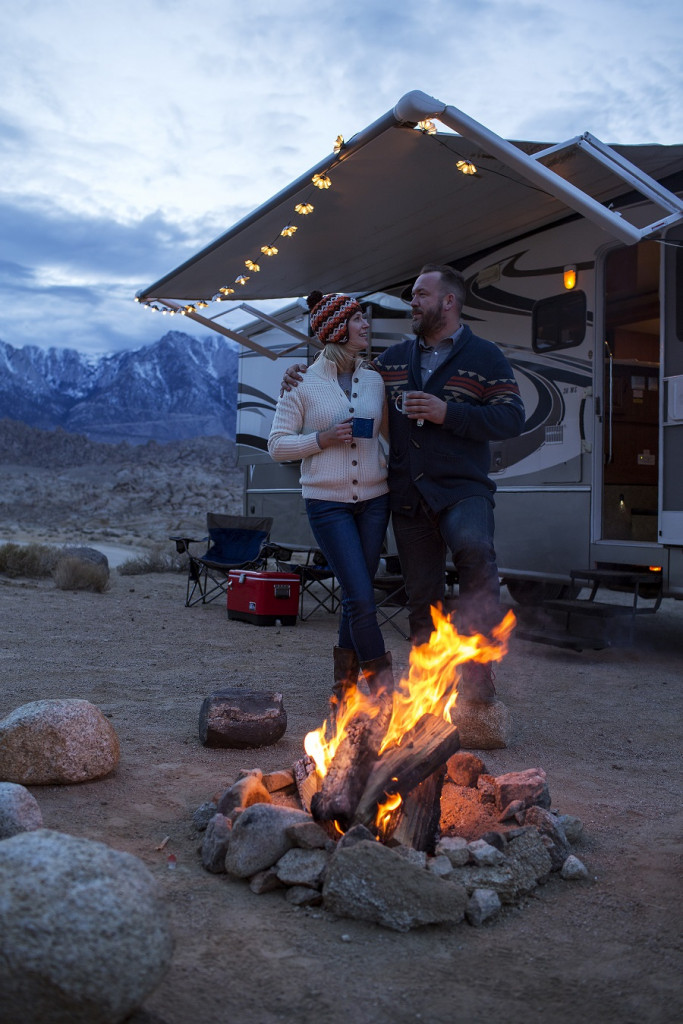 Couple RVing