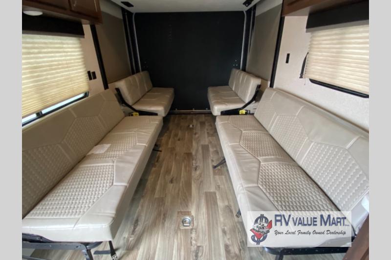 Seating for the Jayco toy hauler travel trailer. 